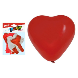 Baloniky srdce M 12 kusov