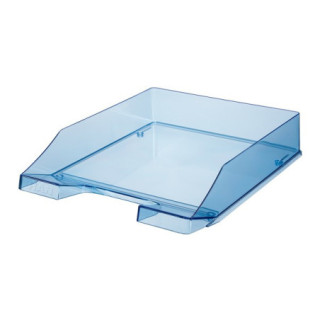 Kancelársky box (zásuvka) transparentný modrý