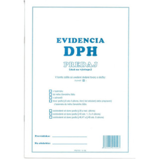 Evidencia DPH - predaj A4, 40 strán