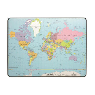 Mapa sveta na stôl, 40x53cm