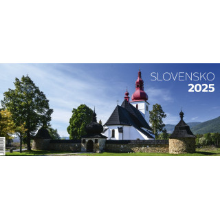 Kalendár stolový Slovensko 2025