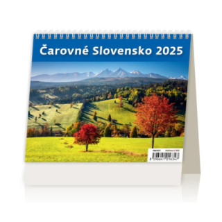 Stolový kalendár minimax ČAROVNÉ SLOVENSKO 2025