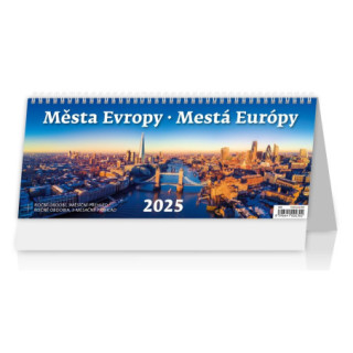 Kalendár stolový MESTÁ EURÓPY 2025