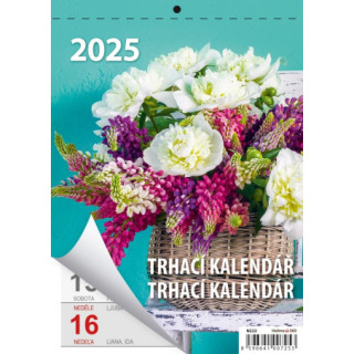 Kalendár nástenný týždenný trhací A5 2025