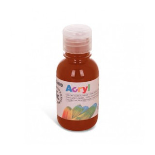 Akrylová farba 125 ml hnedá