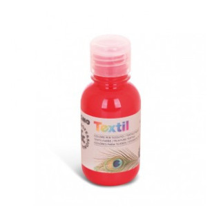 Farba na textil 125 ml červená