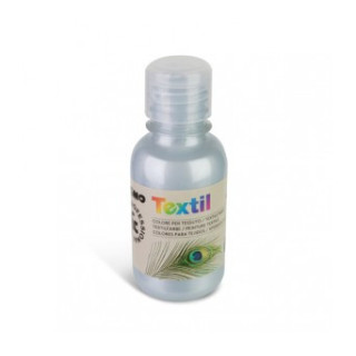Farba na textil 125 ml metal strieborna
