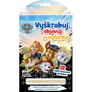 Vyškrabovacia maľovánka LABKOVÁ PATROLA A5