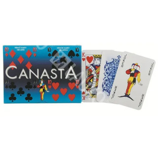 Hracie karty Canasta v papierovej krabičke