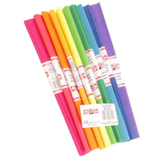Krepový papier 10 farieb Spektrum