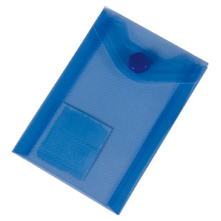 Plastový obal s cvokom A7 modrý