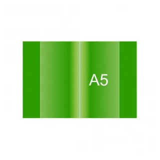 Obal na zošit A5 zelený 150 µm