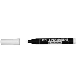 Značkovač 8586 White permanent 2,5 mm