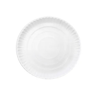 Papierové taniere hlboké biele 28 cm 50 kusov