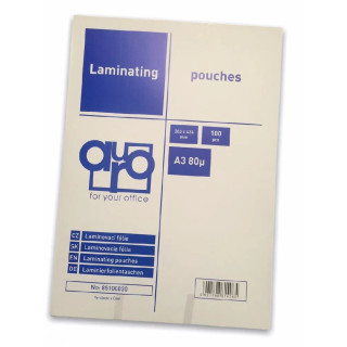 Laminovacia fólia A3 (303x426mm) lesklá 80µ, 100ks
