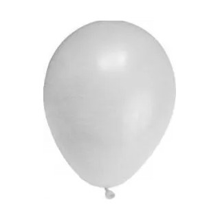 Balóniky nafukovacie biele veľkosť M, 100ks