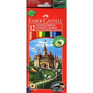 Farbičky Castell 12 farebné FABER CASTELL
