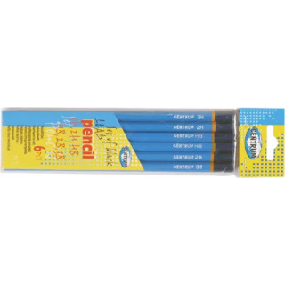 Ceruzky grafitové 6ks - 2x HB, 2B, 3B, 2H, 3H v sáčku
