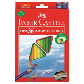 Farbičky Triangular ECO 36 farebné FABER CASTELL