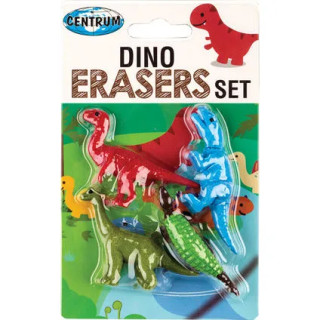 Guma - set dinosaurus