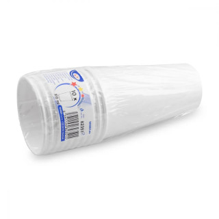 Papierové poháre biele 510 ml 10 kusov